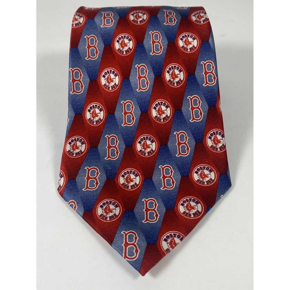 Boston Red Sox Neck Tie Officially Liscensed MLB 100% Silk 59"x 4"